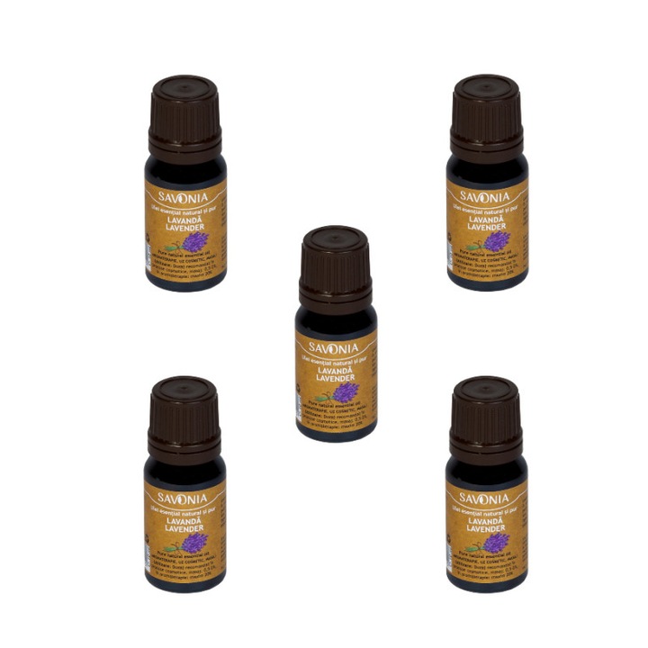 Set 5 buc Ulei Esential Natural si Pur - Lavanda indiana (uz extern)
