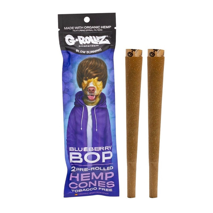 Foite de tigari G-Rollz, aroma capsuna, set 2 bucati, dimensiune King Size