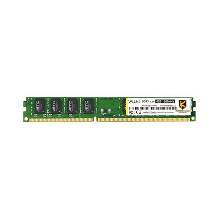 Memorie RAM Kingsman 4GB DDR3 1600MHz, CL11, 1,5V