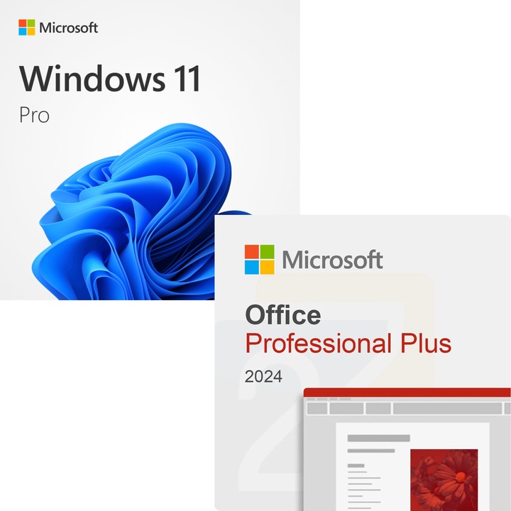 License Microsoft Office 2024 Pro Plus + Microsoft Windows 11 Pro, Електронен лиценз