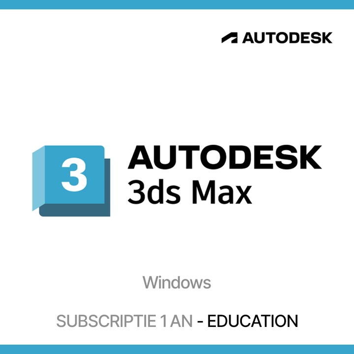 Autodesk 3ds Max licensz, 1 év, 2 eszközre, Windows