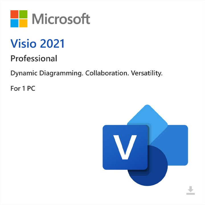 Лиценз Microsoft Visio Pro 2021- Retail license