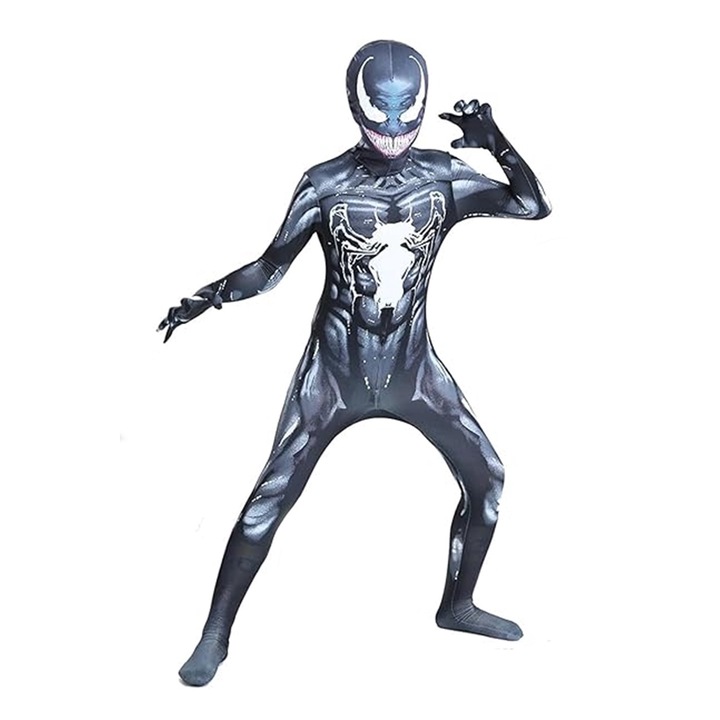 Costum pentru copii, Marvel, 110 cm, Negru