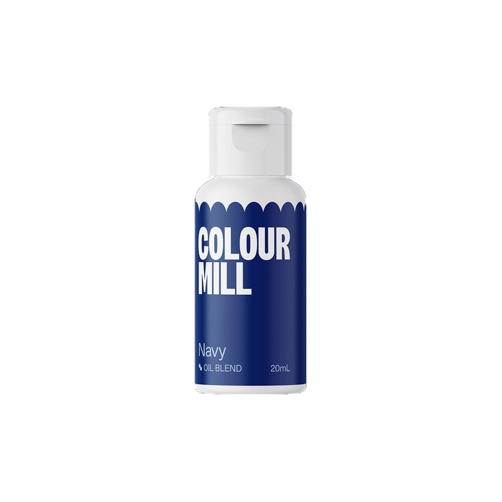 Colorant alimentar pe baza de ulei, Navy 20ml, Colour Mill