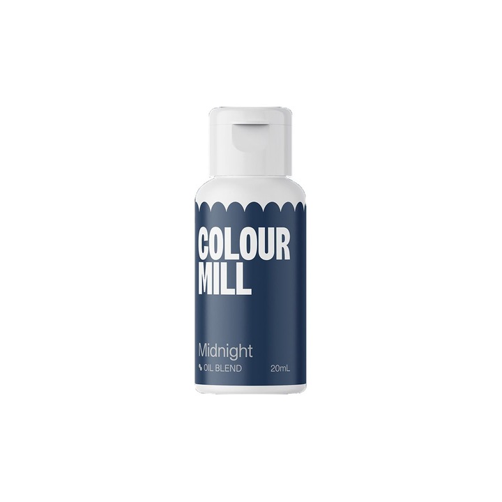 Colorant alimentar pe baza de ulei, Midnight 20ml, Colour Mill