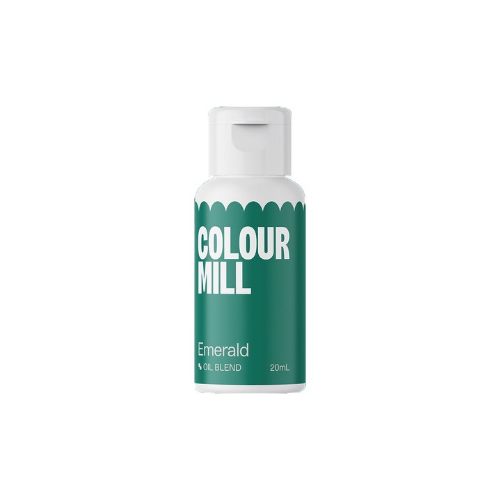 Colorant alimentar pe baza de ulei, Emerald 20ml, Colour Mill