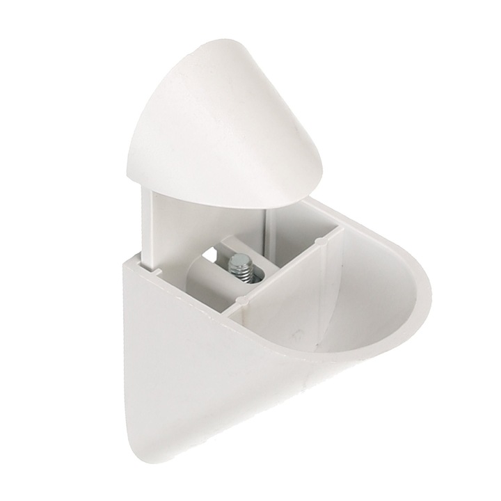 Suport polita sticla, 4-22 mm, alb