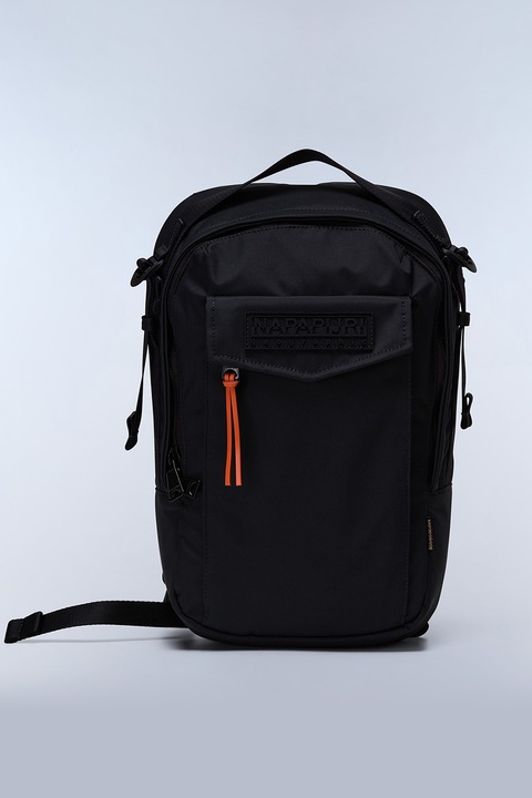 Napapijri, Rucsac unisex din material textil cu buzunare multiple Brume, Negru