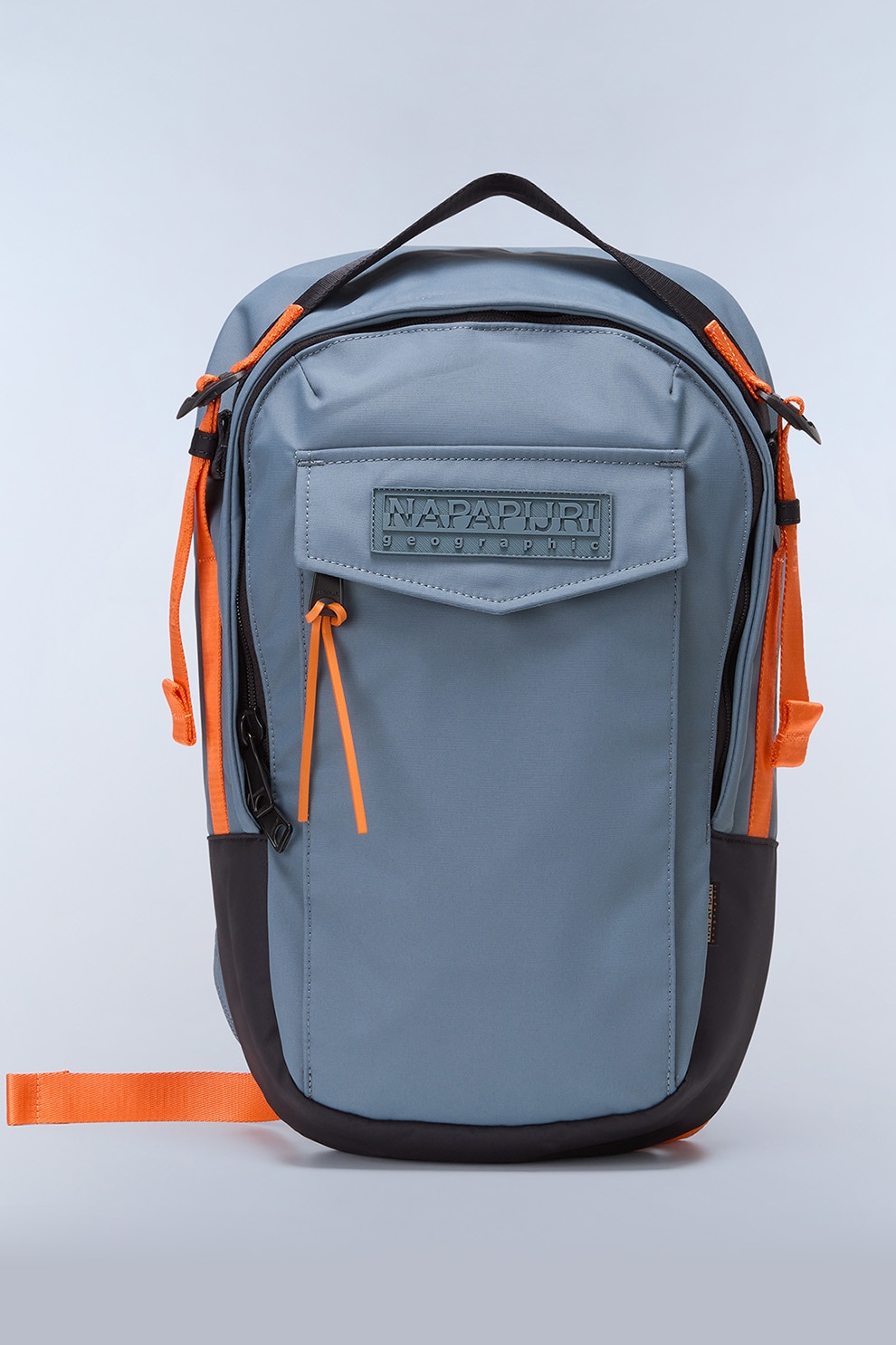 Napapijri, Rucsac unisex din material textil cu buzunare multiple Brume, Portocaliu, Albastru prafuit