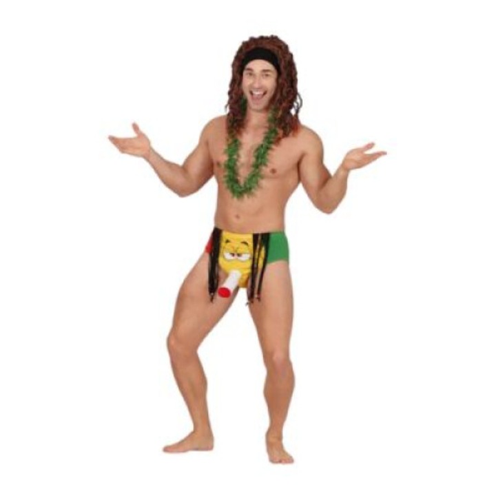 Chiloti haiosi Rasta, material textil sintetic, marime universala, pentru barbati