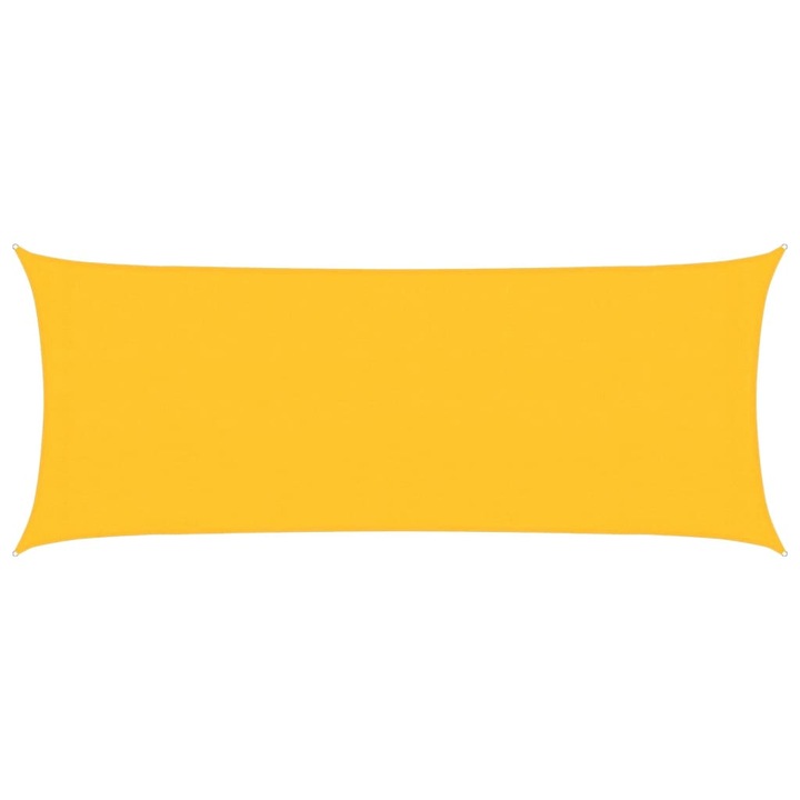 Panza parasolar vidaXL, galben, dreptunghiular, 2x4, 5 m, HDPE, 160 g/m², 1.44 kg
