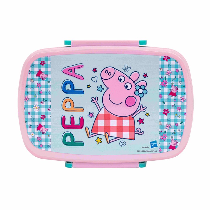 ASTRA art-pap ebéddoboz, Peppa Pig modell, többszínű