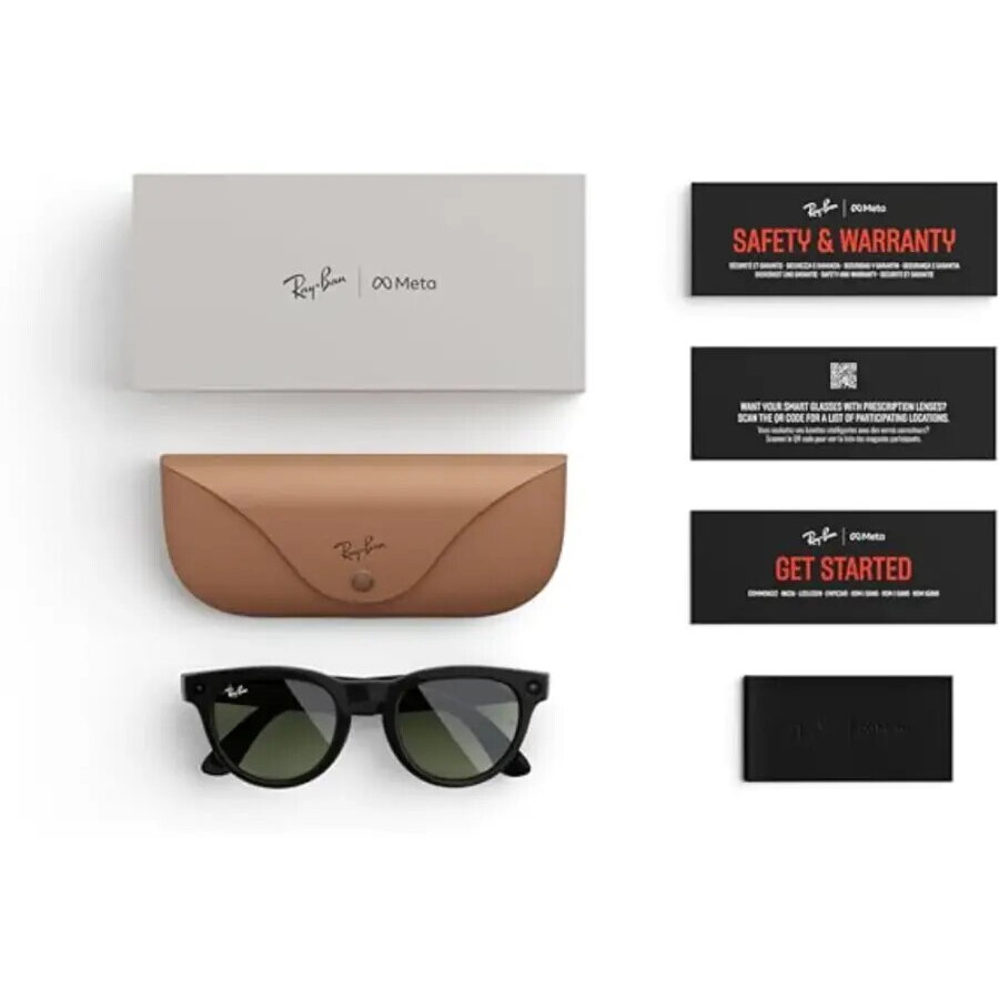 Ochelari Smart Ray-Ban Meta Headliner, Low Bridge Fit, 32 GB