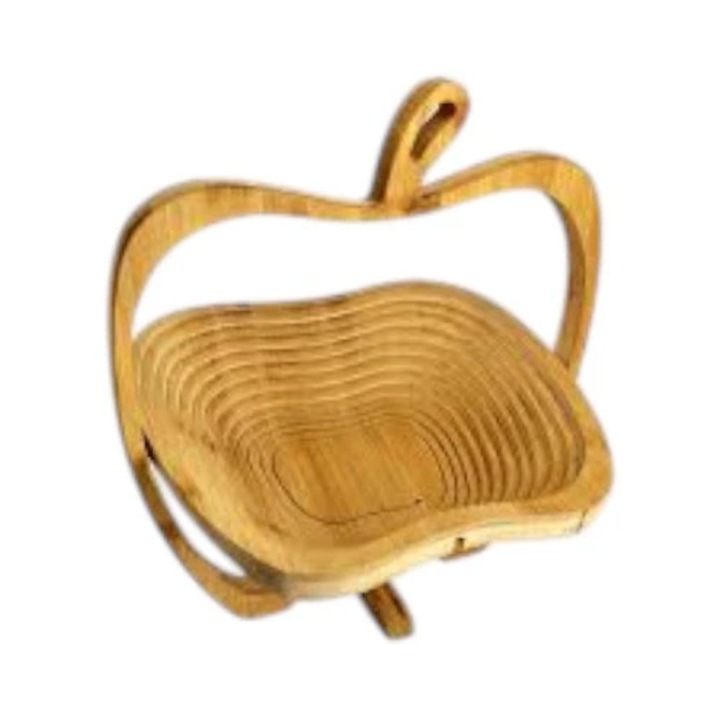 Cos de fructe pliabil, in forma de mar, PENDAN, din bambus