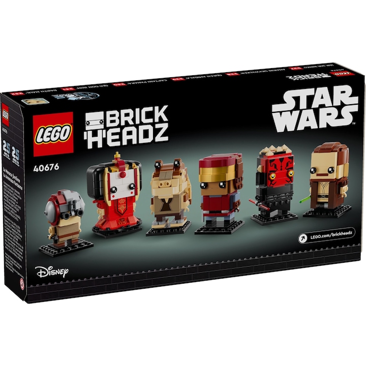 Star Wars BrickHeadz építőkészlet – A fantom fenyegető figurák