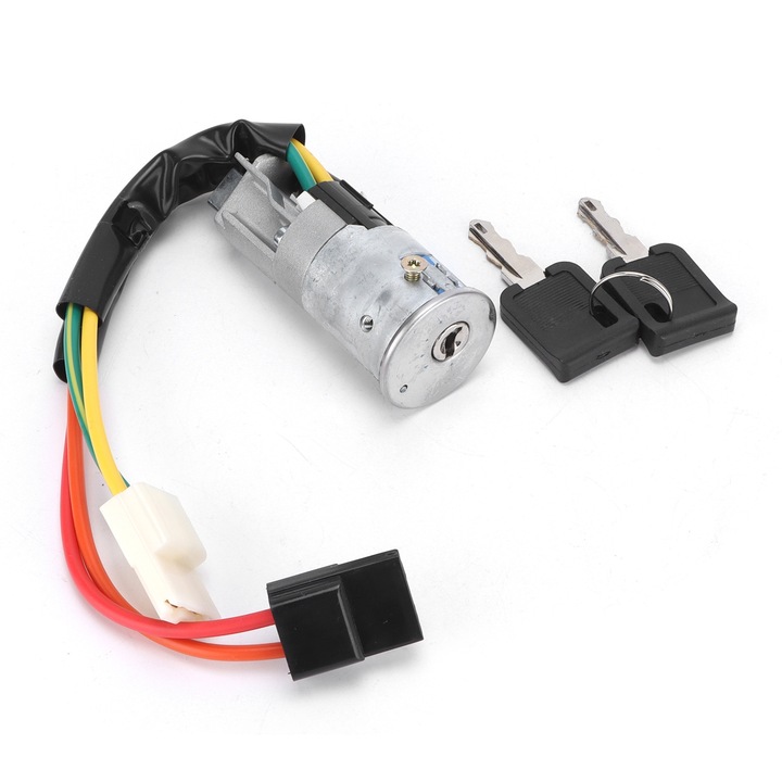 Gyújtáskapcsoló 2 kulccsal, BGHYHYHI, fém + ABS, 7701038365, Vauxhall Vivaro 2001-2014, Vauxhall Movano 1998-2010