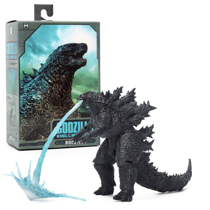 Фигурка, ръчна, SHM Godzilla GSL, многоставна мобилна, черна