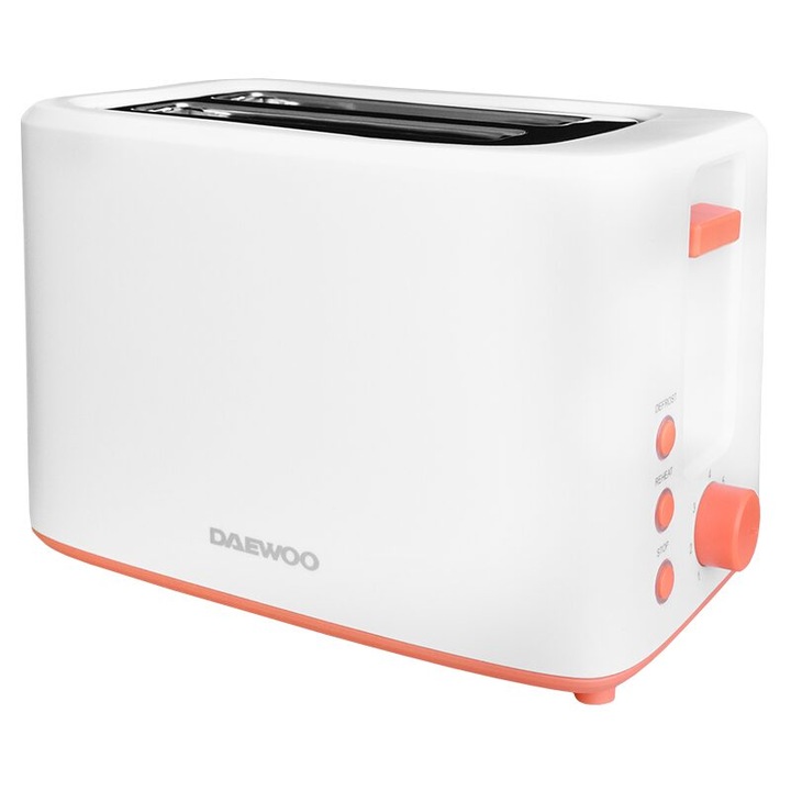 Тостер със 7 степени на запичане, 2 филийки, 900 W, функция Размразяване