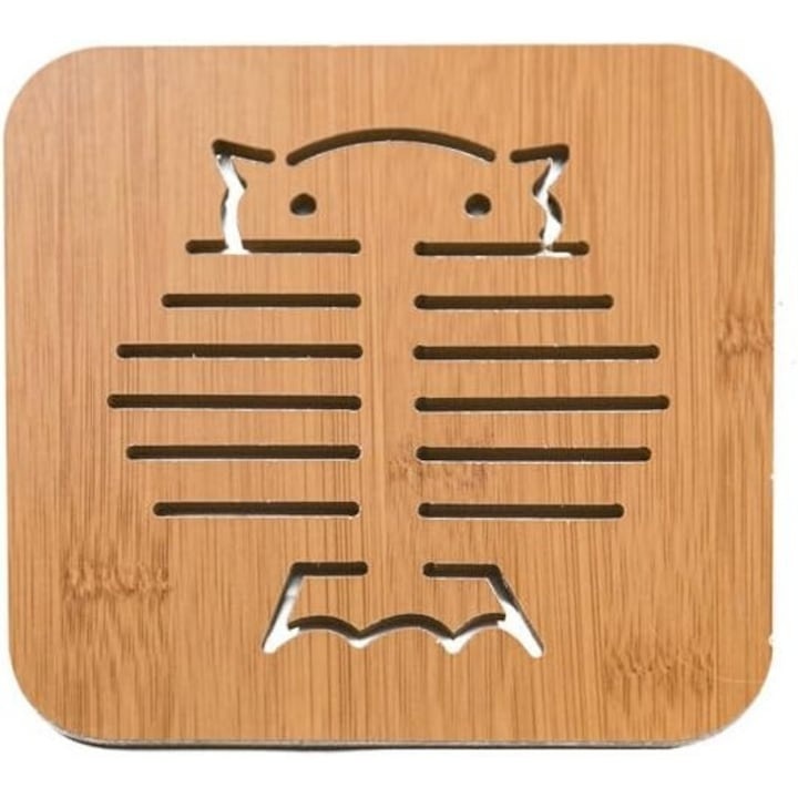 Suport pentru Oale, Tigai, Tavi fierbinti, Bambus, 17cm