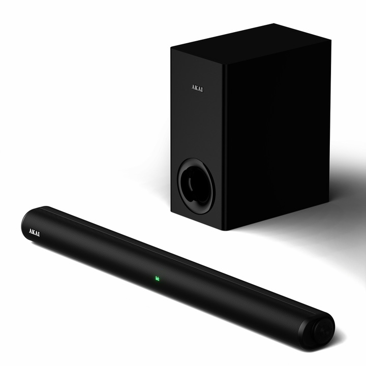Akai ASB-8WSW Soundbar, 150 W, Bluetooth, USB, HDMI, Aux in, FM радио, LED дисплей, дистанционно управление
