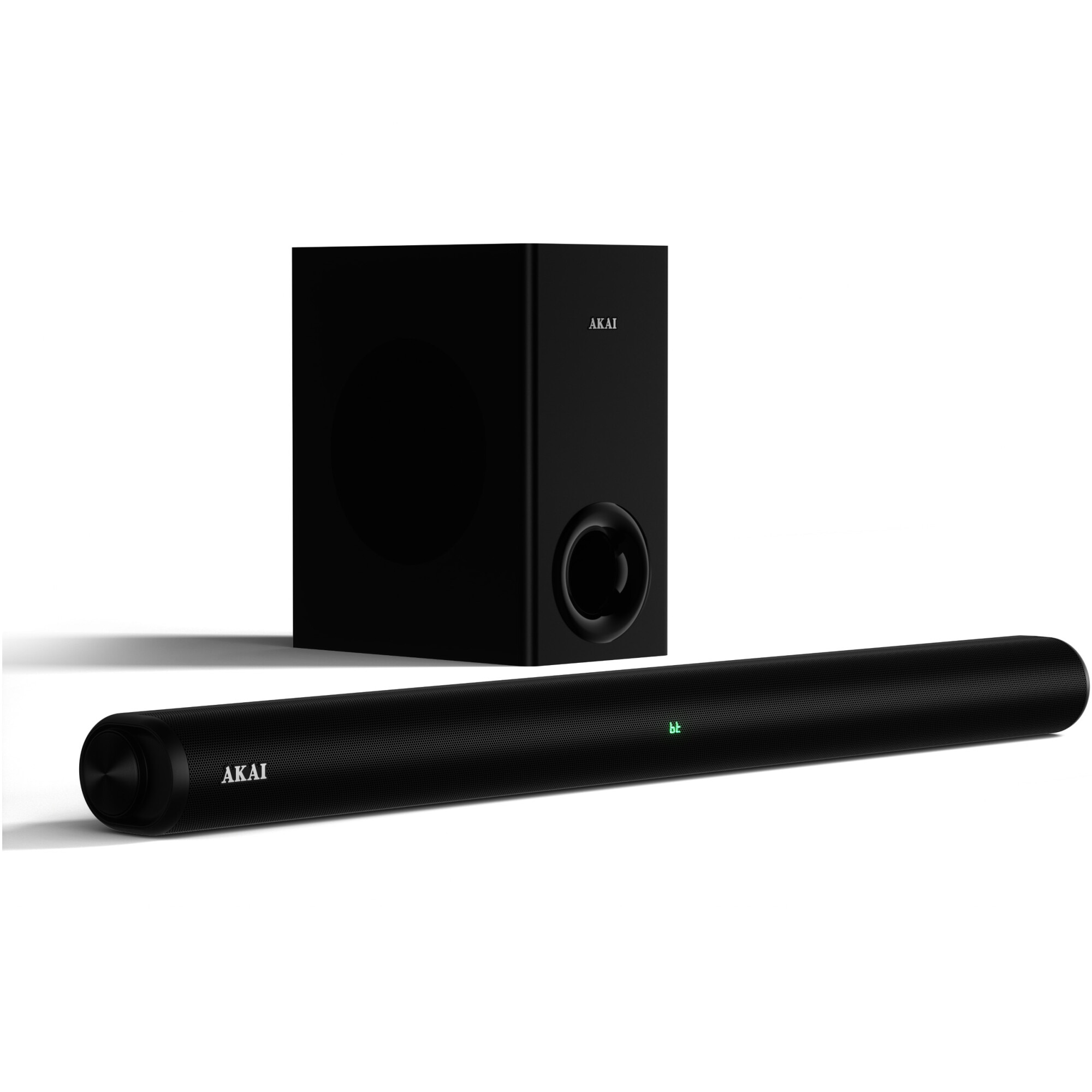 Soundbar AKAI ASB-8WSW, 2.1, 150W, Bluetooth, Subwoofer Wireless, HDMI ARC, Radio FM, Negru