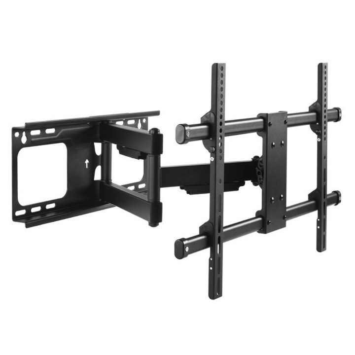 Стойка за телевизор 60 кг, Мобилна, диагонал 37 - 70 инча, VESA стандарт макс. 600 x 400 мм, Стомана, Разстояние до стената 69-615 мм