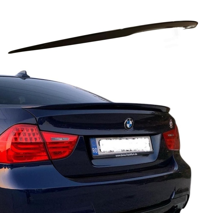 Eleron portbagaj compatibil BMW seria 3 e90 2005-2011 model Performance plastic ABS vopsit profesional Negru lucios cod BMW 475 - safir black metallic calitate Premium Potrivire perfecta