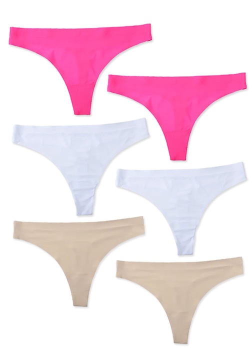 Дамски бикини тип прашка Premium, сатенени, дишащи и секси, безшевни, Многофункционални