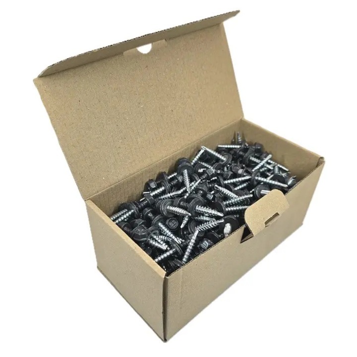 Önfúró csavaros hatlapfejű 4,8x35mm antracitszürke RAL 7016 – 250 db/doboz
