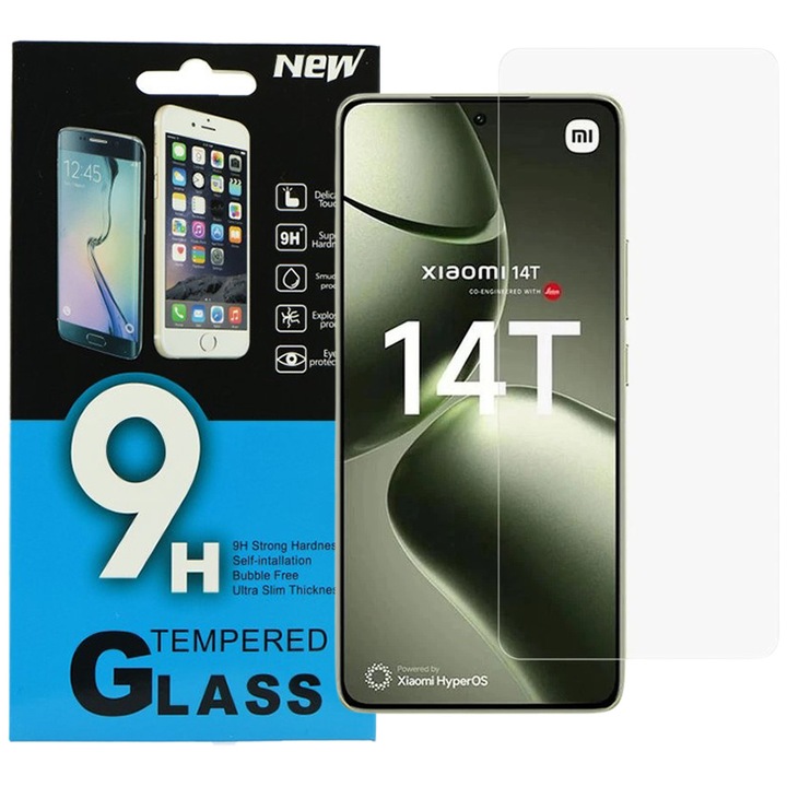 Fólia Xiaomi 14T / 14T Pro / Poco X7 Pro készülékekhez, átlátszó