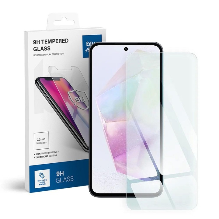 Samsung Galaxy A36 5G / A56 5G kompatibilis üvegfólia, előlapi, edzett, Bluestar