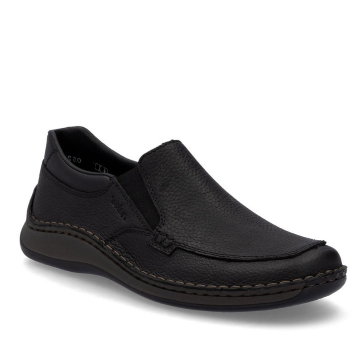 Rieker Pantofi slip-on pentru bărbați Rieker, foarte largi, negri 05292-00