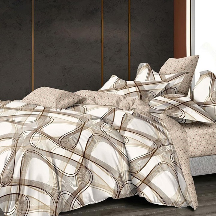 Francia ágyneműgarnitúra, finet, Marina, 6 db