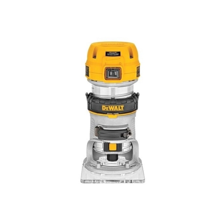Фрезер DeWALT D26200-QS, 900W, 16 000-27 000 об/мин, 6-8 мм, 120x200 мм