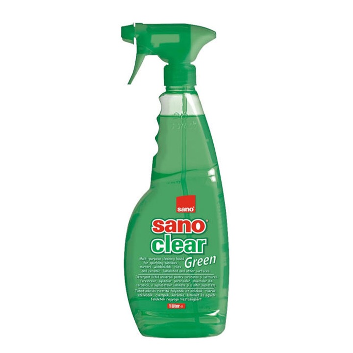 Pachet 2 X Detergent Geamuri Sano Green 1000ml