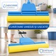 Mop cu Storcator Macvi®, Coada Metalica Telescopica 88-105 cm, PVA, 37 x 5 x 5 cm, pentru Gresie Parchet Marmura si Suprafete Lavabile Absorbtie Ridicata Albastru