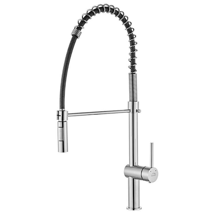 Професионален кухненски смесител с пружина CasaBlanca RHEA BLD06SD, хром