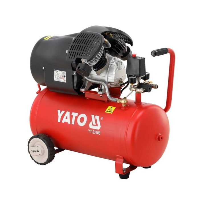 Compresor aer 2 pistoane, butelie 50 l, 2.2kw, debit 412l/minut