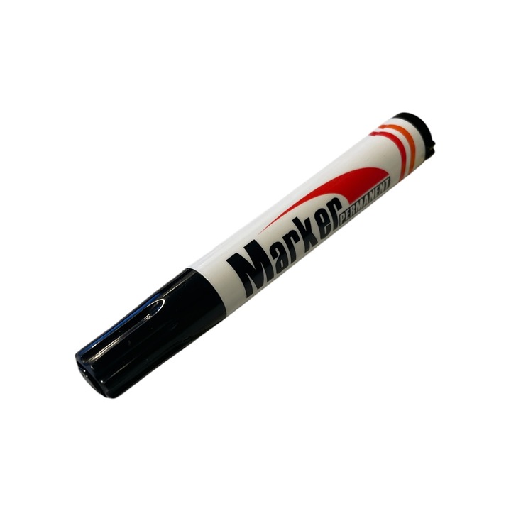 Marker permanent Touch Love, varf rotund, model TL-907, negru
