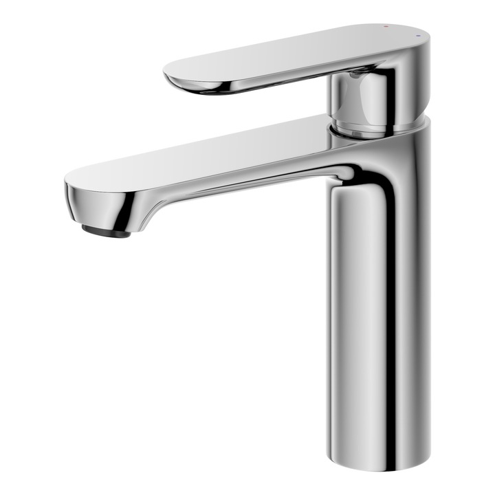 Baterie Chiuveta OLIM DESIGN Nova – Inox SS304 Crom, Aerator Neoperl (Elvetia), Cartus Ceramic, Stil Premium, Garantat 10 Ani