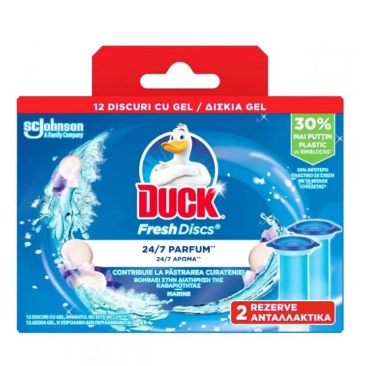 Odorizant Discs Fresh Twin Marine Duck Rezerva 2x36ml