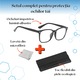 Set 2 Ochelari Protectie Calculator SuperTrends® Anti Lumina Albastra, Ochelari Gaming Fara Dioptrii Unisex, Ochelari Protectie Calculator Cu Lentile Transparente, Culoare Negru, Protectie Vizuala Pentru Laptop Telefon Tableta Televizor