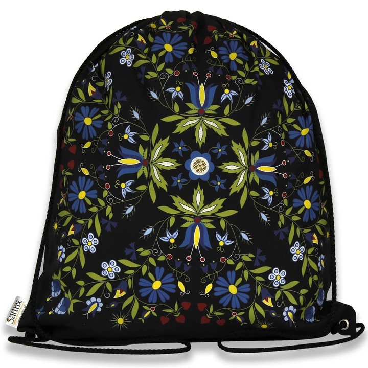 Раница, Sartrix, полски фолклор, кашубска, слънчогледова, импрегнирана, черна