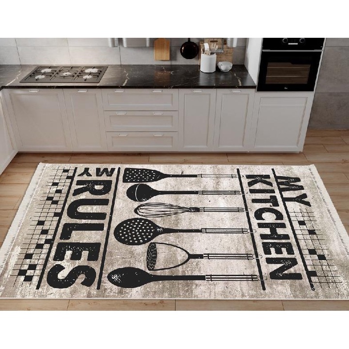 Covor bucatarie antiderapant, 120x180 cm, CBU104