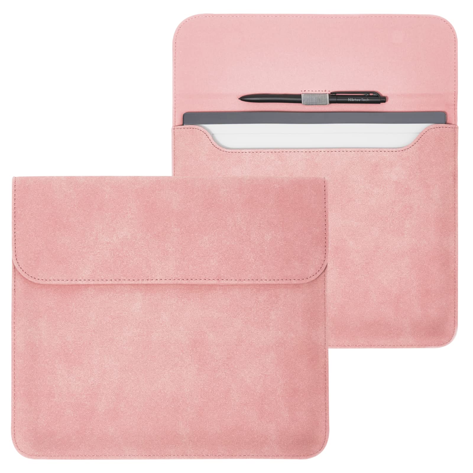 Husa tableta LYCENXI, 10.2x10.3 inch, impermeabila, cu inchidere magnetica, roz