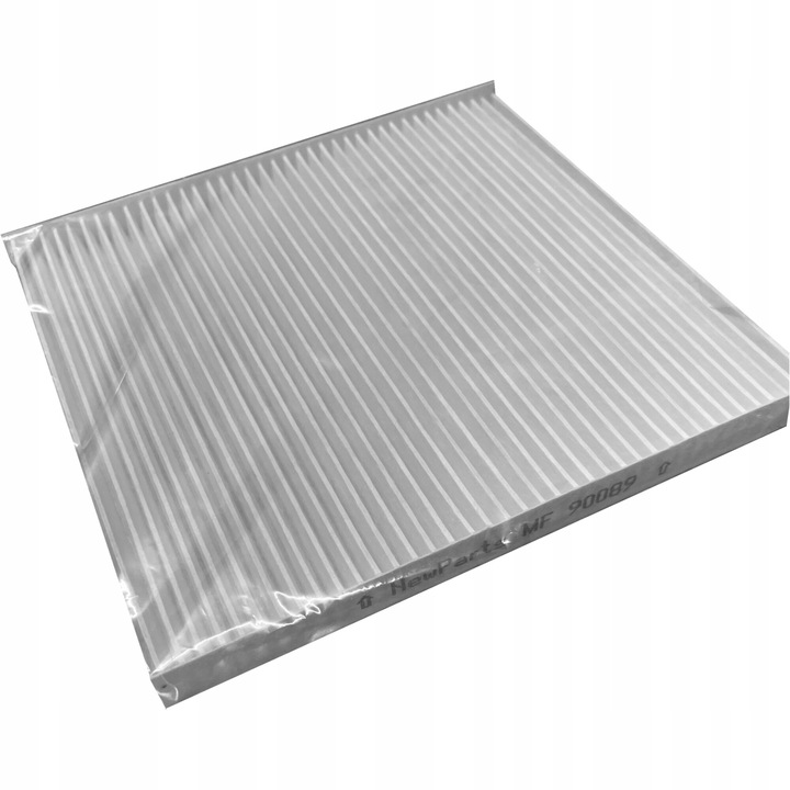 Filtru cabina NewParts MF90089 pentru Jeep Cherokee V 2019, compatibil cu Chrysler 68410725AA, 68410725AB, FRAM CF12307, WIX FILTERS WP10448