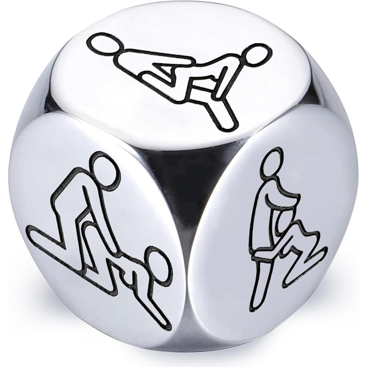 Zaruri de joc pentru cupluri, cadou amuzant de Valentine's Day, cadou aniversare, cadou de Craciun, Otel inoxidabil