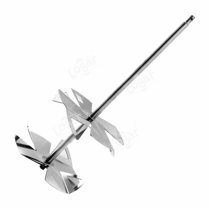 Rozsdamentes acél mézkrém homogenizátor propeller típus átmérő 25 cm - hossz 60 cm - Logar