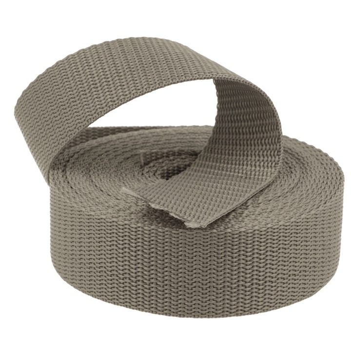 Banda transport, Kacperek de 30 mm, grosime de 1,35 mm GRI DESCHIS 50 de metri