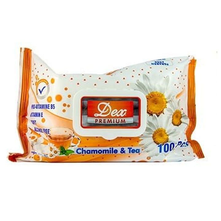 Pachet 3 X Servetele Umede Chamomile Tea Dex 100buc